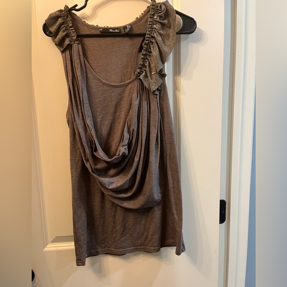 Miss me ruffled top